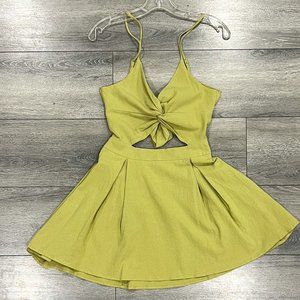 Zaful Green Mini Summer Short Dress NWT